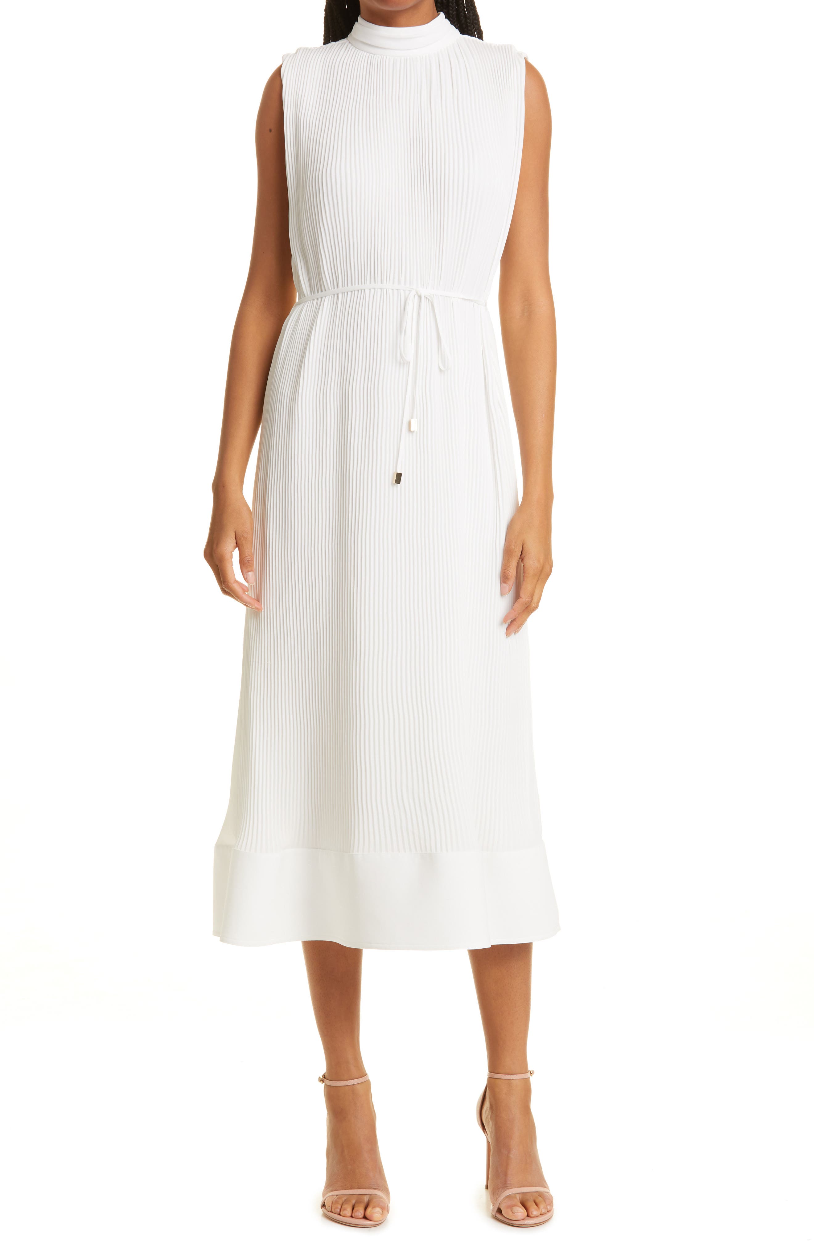 Milly Milina Micropleat Sleeveless ...